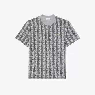 Monogram T-shirt i bomuld