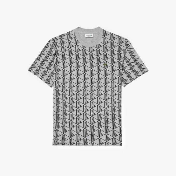 Monogram T-shirt i bomuld