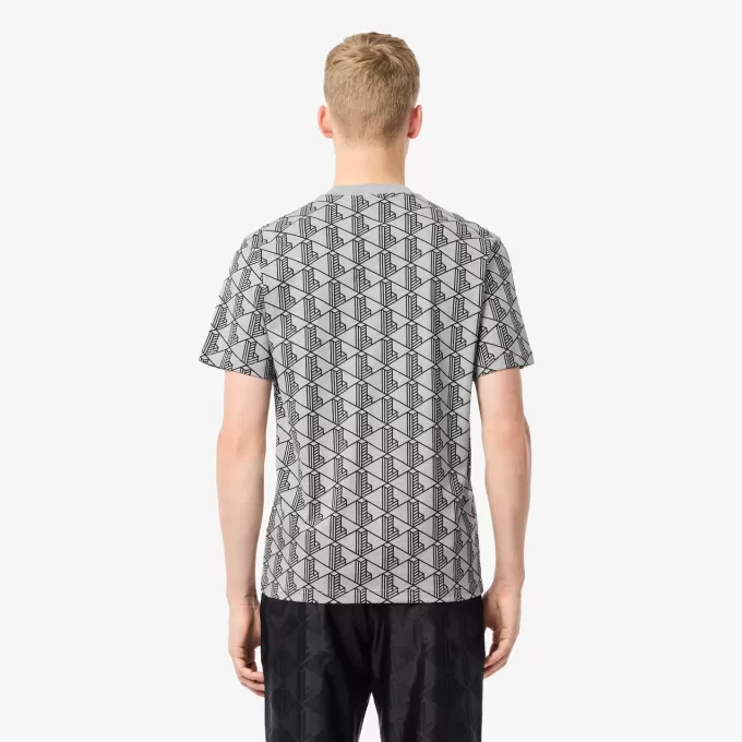 Monogram T-shirt i bomuld