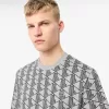 Monogram T-shirt i bomuld