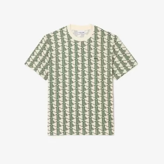 Monogram T-shirt i bomuld