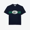 Monogram print Regular Fit bomuld T-shirt