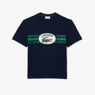 Monogram print Regular Fit bomuld T-shirt
