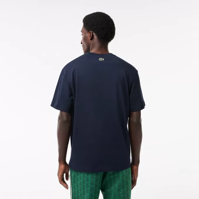 Monogram print Regular Fit bomuld T-shirt