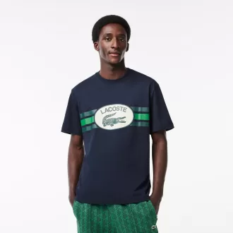 Monogram print Regular Fit bomuld T-shirt