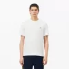 Monokrom T-shirt med V-hals i bomuld