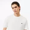 Monokrom T-shirt med V-hals i bomuld
