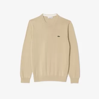 Monokrom sweater med rund hals