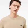 Monokrom sweater med rund hals