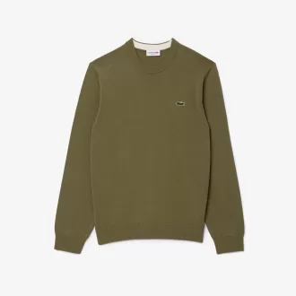 Monokrom sweater med rund hals