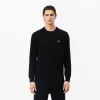 Monokrom sweater med rund hals
