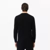 Monokrom sweater med rund hals