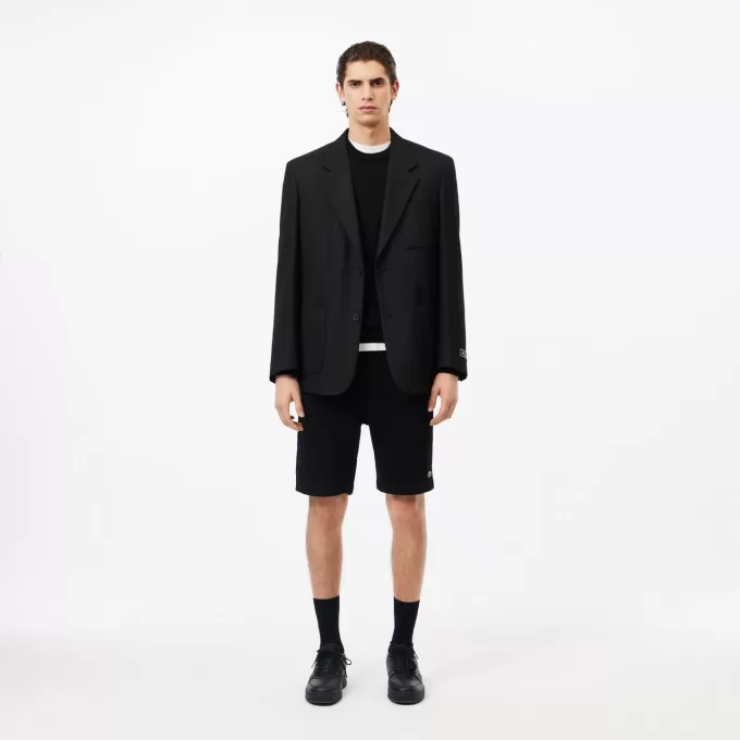 Monokrom sweater med rund hals