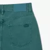 Økofarvede denimjeans i bomuld med lige ben
