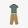 Økologisk bomuld Mini Piqué Pyjamas gavesæt