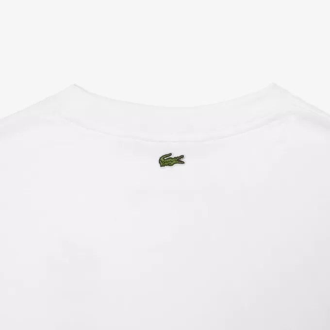Oversize Iconic Croc Print Bomuld T-shirt