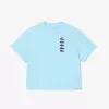 Oversize Iconic Croc Print Bomuld T-shirt