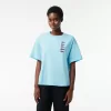 Oversize Iconic Croc Print Bomuld T-shirt