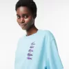 Oversize Iconic Croc Print Bomuld T-shirt