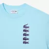 Oversize Iconic Croc Print Bomuld T-shirt