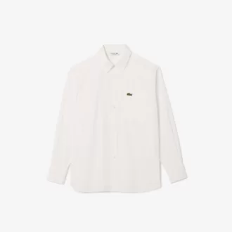 Oversized Fit bomuldspoplinskjorte