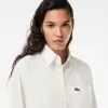 Oversized Fit bomuldspoplinskjorte