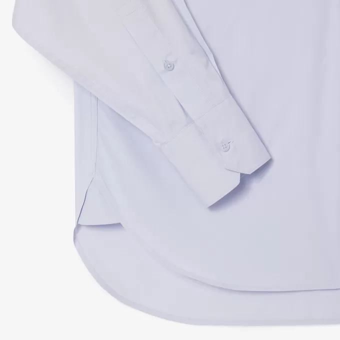 Oversized Fit bomuldspoplinskjorte