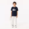Oversized T-shirt i teknisk bomuld