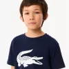 Oversized T-shirt i teknisk bomuld