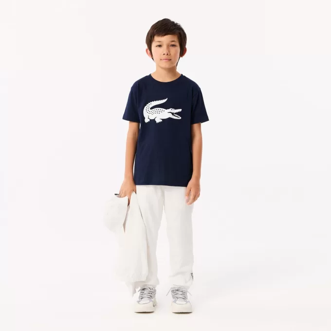 Oversized T-shirt i teknisk bomuld