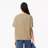 Oversized T-shirt i vasket effekt i bomuld