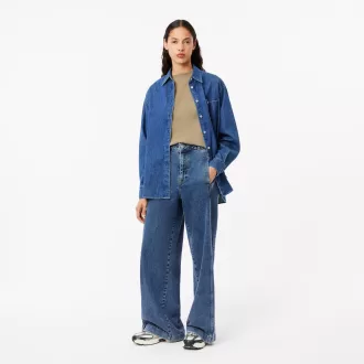 Oversized T-shirt i vasket effekt i bomuld