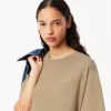Oversized T-shirt i vasket effekt i bomuld