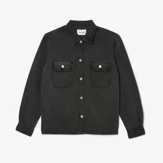 Oversized denim overshirt