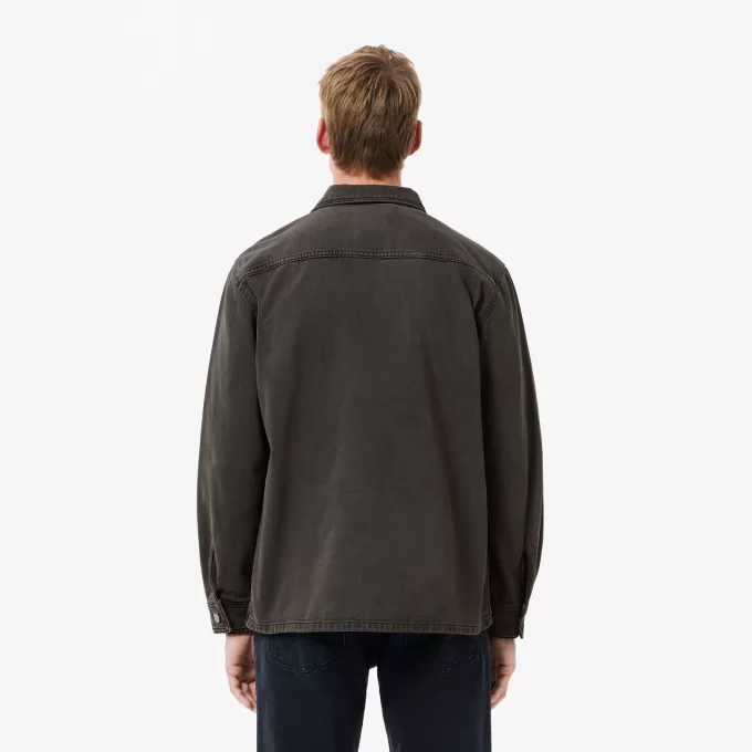Oversized denim overshirt
