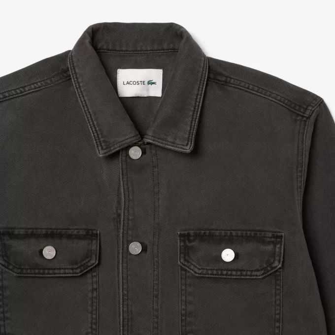 Oversized denim overshirt