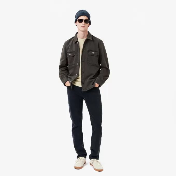 Oversized denim overshirt
