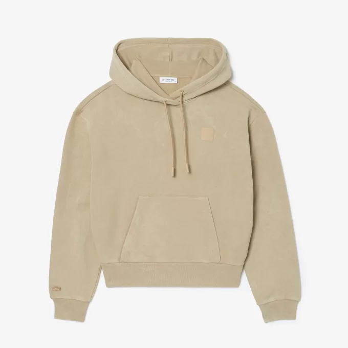 Oversized hættetrøje med vasket effekt
