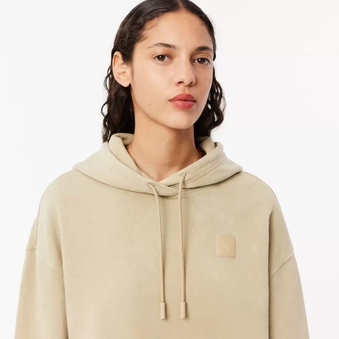 Oversized hættetrøje med vasket effekt