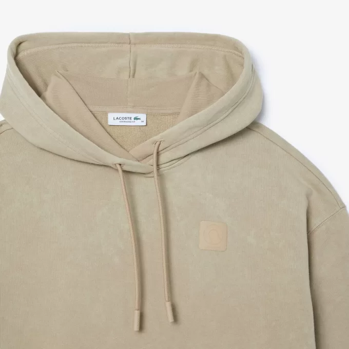 Oversized hættetrøje med vasket effekt