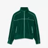 Oversized zip-up velour sweatshirt