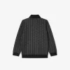 Paris Monogram Sweatshirt med høj hals med lynlås