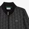 Paris Monogram Sweatshirt med høj hals med lynlås