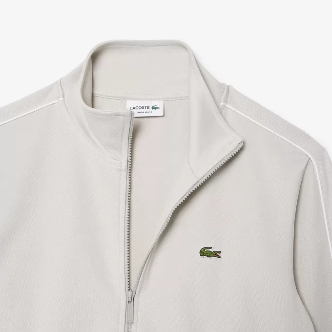 Paris Piqué Zip Front Track Jacket