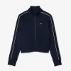 Paris Zip-Up Interlock Piqué Sweatshirt