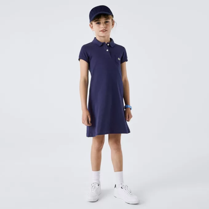 Pigepolo-stil bomuldskjole