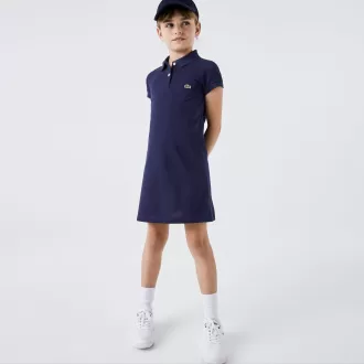 Pigepolo-stil bomuldskjole