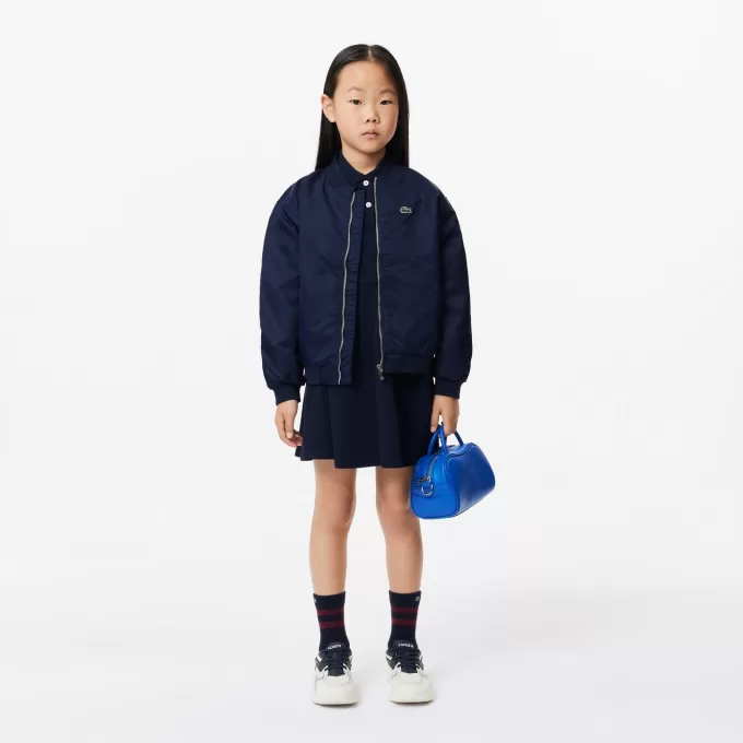 Pigers Lacoste Fit og Flare Stretch Piqué Polo Dress