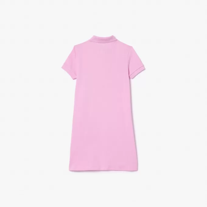 Piges polo-stil bomuldskjole