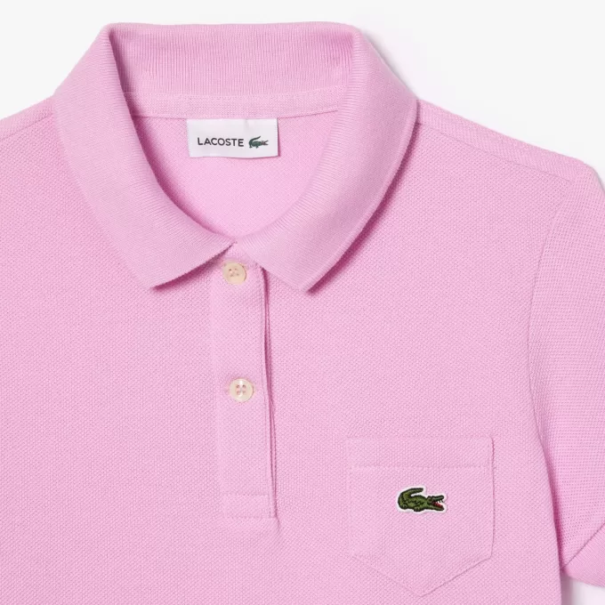 Piges polo-stil bomuldskjole